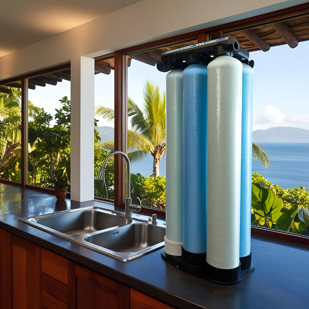 ¿Qué filtro de agua es ideal para casas grandes con múltiples puntos de uso en Costa Rica?