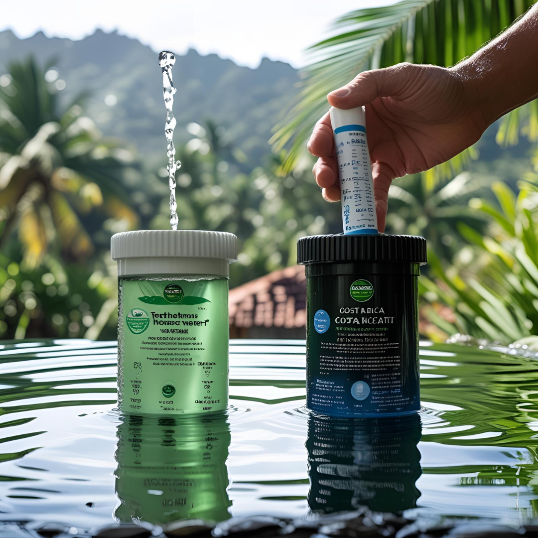 Cómo realizar pruebas caseras de calidad del agua antes y después de usar un filtro en Costa Rica