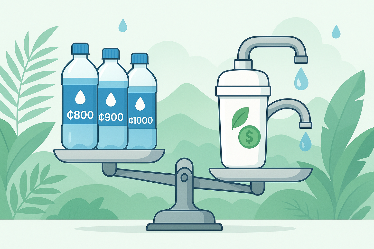 Costo real de beber agua embotellada vs. agua filtrada en Costa Rica (Análisis financiero)
